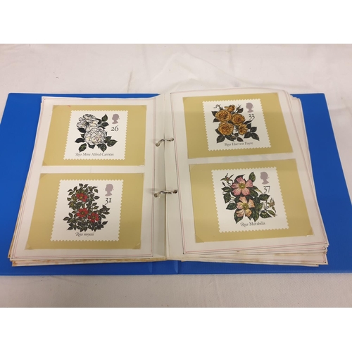 186 - Postcard Album Containing c.115 Post Office PHQ Stamp Postcards c.1990’s.