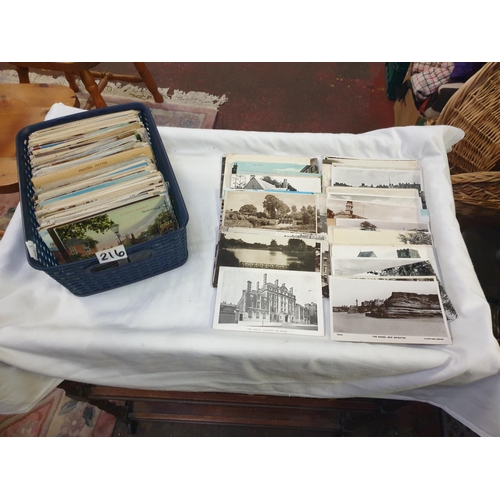216 - Quantity of Vintage Postcards