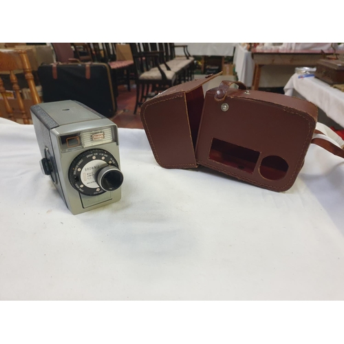 217 - Kodak Brownie 8mm Movie Camera in Original Case.