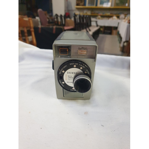 217 - Kodak Brownie 8mm Movie Camera in Original Case.