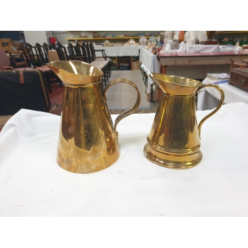 223 - Two Brass Pitcher Jugs - 8