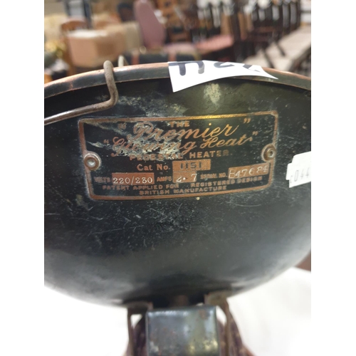 224 - 1930's Electric 'Pioneer, Glowing Heat' Pedestal Heater.