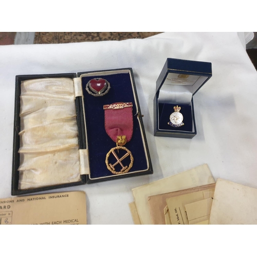 229 - Selection of Medals Including General Service Medal & Documents for 