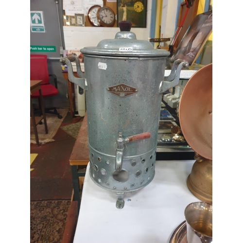 240 - Vintage 'Maxol Type 2C' Samovar or Water Boiler.