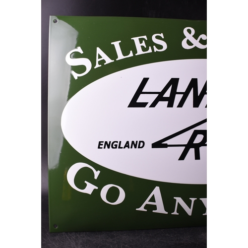 6 - Land Rover car sign
HUGE! ENAMEL! SIGN!
Garage sign, outdoor use
UV-stable/color-stable
Dealer sign.... 