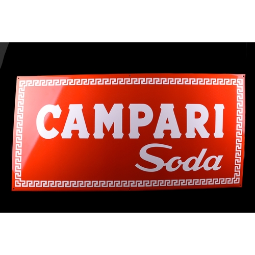 7 - CAMPARI soda 1000x500

HUGE! ENAMEL! SIGN!
Garage sign, outdoor use
UV-stable/color-stable
Dealer si... 