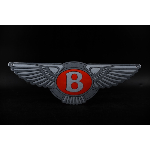 17 - BENTLEY
HUGE! ENAMEL! SIGN!
Garage sign, outdoor use
UV-stable/color-stable
Dealer sign.

Lasts a li... 