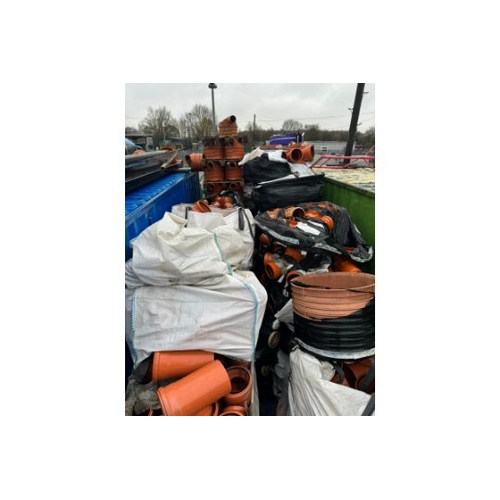 31 - Job lot of underground drainage 100 / 160 / 200mm assorted mostly manholes over £20k retail