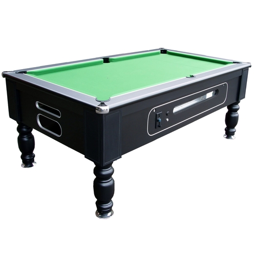 325 - Barline pool table available in 7*4. Coin-operated and free play. Choice of cloth colors.