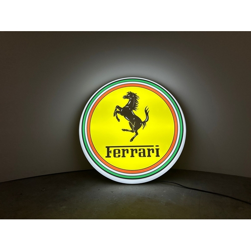 72 - Ferrari fully working illuminated adapted to any country
Description:
Ferrari (round) - 43cm
fully w... 