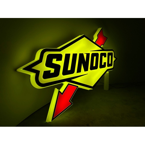 73 - Sunoco illuminated sign
Description:
Sunoco - 100cm x 63cm x 6cm car