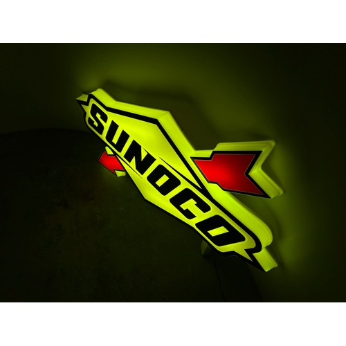 73 - Sunoco illuminated sign
Description:
Sunoco - 100cm x 63cm x 6cm car