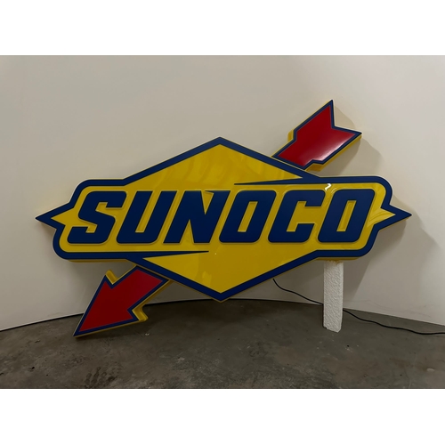 73 - Sunoco illuminated sign
Description:
Sunoco - 100cm x 63cm x 6cm car