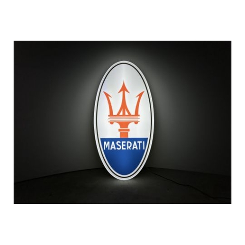 77 - MASERATI ILLUMINATED SIGN
Description:
MASERATI ILLUMINATED SIGN LED

MASERATI ILLUMINATED SIGN LED ... 