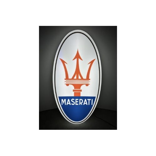 77 - MASERATI ILLUMINATED SIGN
Description:
MASERATI ILLUMINATED SIGN LED

MASERATI ILLUMINATED SIGN LED ... 