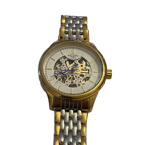 94 - ROTARY AUTOMATIC SKELETON MENS WATCH