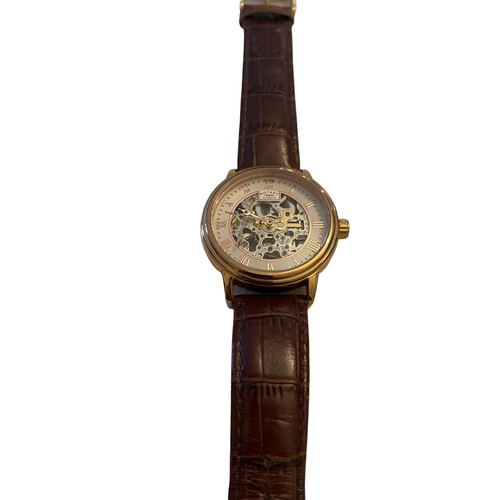 102 - Rotary gold automatic watch return or demo