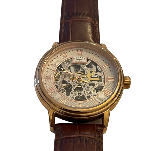 102 - Rotary gold automatic watch return or demo