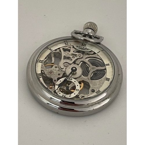 139 - ROTARY POCKET SKELETON 
manual winding watch
RETRUN FORM A MAIN AGENT.