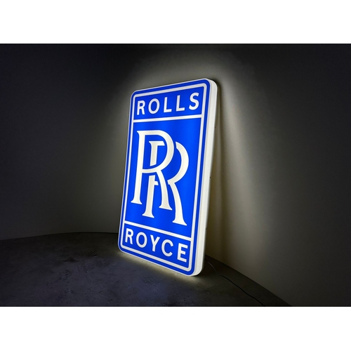 267 - Rolls Royce illuminated signitle:
Rolls Royce illuminated sign
Description:
Rolls Royce illuminated ... 