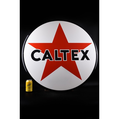 103 - extra huge enamel sign.
CALTEX - beautiful strong relief

WELL known caltex petroleum company

exclu... 