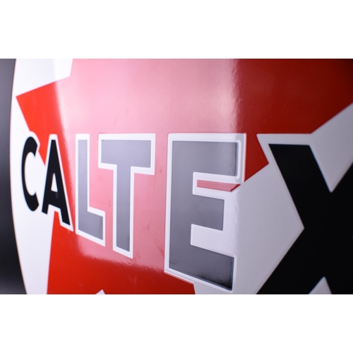 103 - extra huge enamel sign.
CALTEX - beautiful strong relief

WELL known caltex petroleum company

exclu... 