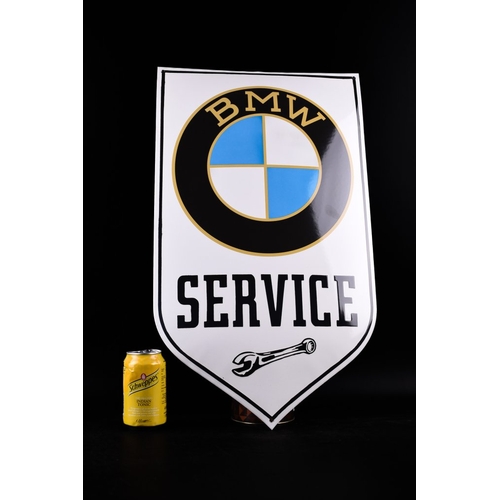 113 - Sign - BMW - XL service emblem; 600mm; enamel; great relief