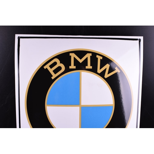 113 - Sign - BMW - XL service emblem; 600mm; enamel; great relief