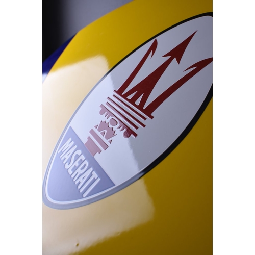 118 - Sign - Maserati - XXL MASERATI emblem/logo - 780mm
The sign is put into the 800•C oven with every co... 