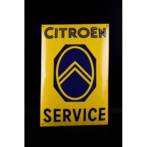 120 - Sign - Citroën - Citroen service; beautiful enamel sign of great quality

The sign is put into the 8... 