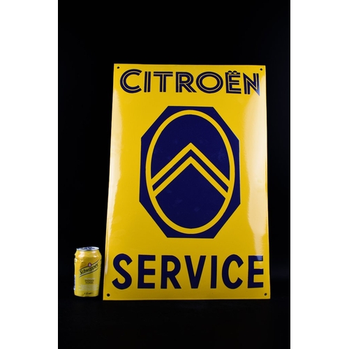 120 - Sign - Citroën - Citroen service; beautiful enamel sign of great quality

The sign is put into the 8... 