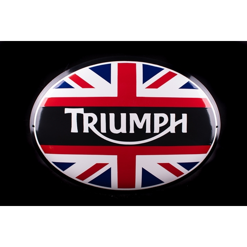 106 - Triumph sign, plaque emaille, emailschilder

!this is the exact photo of the product you will get!

... 