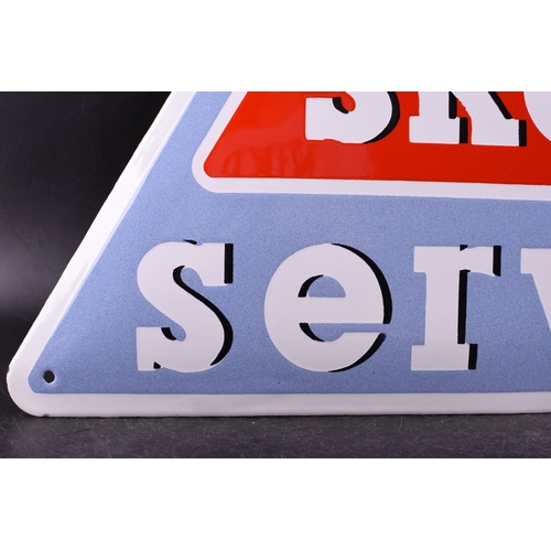 148 - Enamel sign.
Skoda service sign - beautiful strong relief

actual and exact photo of the offered pro... 