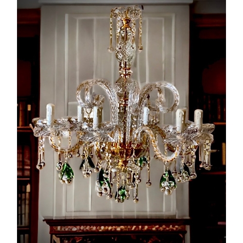 372 - slc Illumina - MG - Chandelier - 6L Grapes - Mariateresa crystal
Original crystal chandelier with bu... 