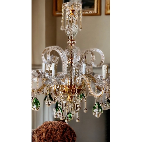 372 - slc Illumina - MG - Chandelier - 6L Grapes - Mariateresa crystal
Original crystal chandelier with bu... 