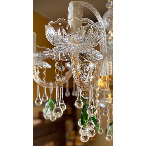 372 - slc Illumina - MG - Chandelier - 6L Grapes - Mariateresa crystal
Original crystal chandelier with bu... 