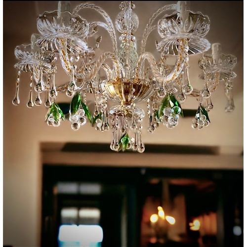 372 - slc Illumina - MG - Chandelier - 6L Grapes - Mariateresa crystal
Original crystal chandelier with bu... 