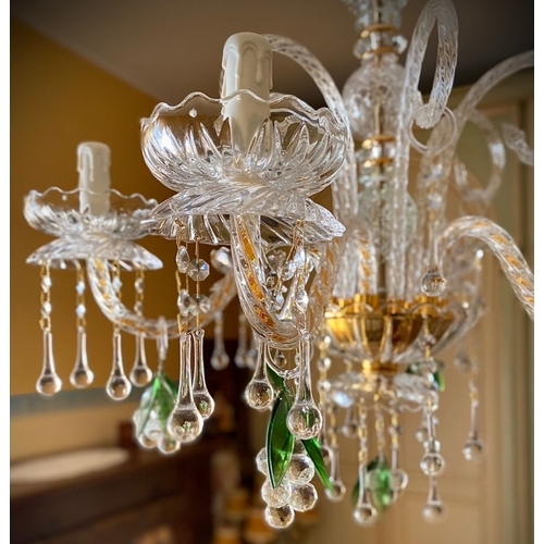 372 - slc Illumina - MG - Chandelier - 6L Grapes - Mariateresa crystal
Original crystal chandelier with bu... 