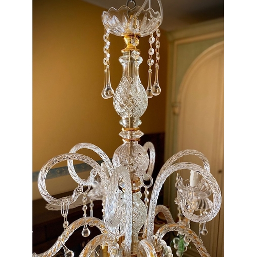 372 - slc Illumina - MG - Chandelier - 6L Grapes - Mariateresa crystal
Original crystal chandelier with bu... 