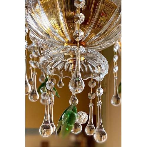 372 - slc Illumina - MG - Chandelier - 6L Grapes - Mariateresa crystal
Original crystal chandelier with bu... 