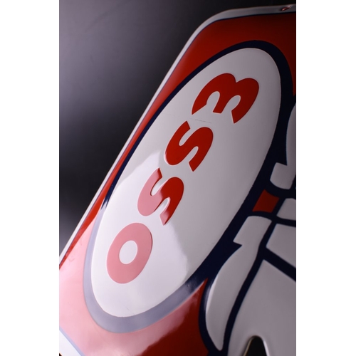 375 - Sign - Esso - XXL MAN saluting!; advertising lasercut enamel sign; great craftmanship
Description:
S... 