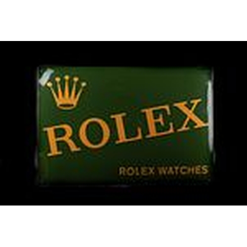 402 - Rolex Watches - beautiful strong relief .enamel sign.art work