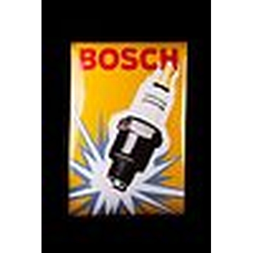 408 - Bosch Yellow Enamel Sign