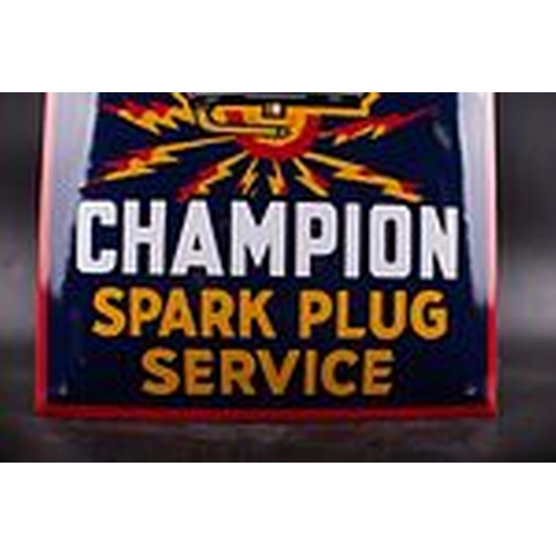 410 - Champion Max Enamel Sign