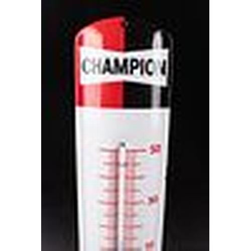 412 - Champion Thermometer Enamel Sign