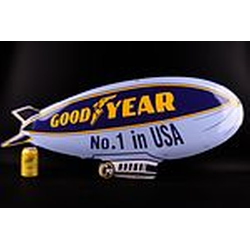 415 - Goodyear Blimp Airship Enamel Sign