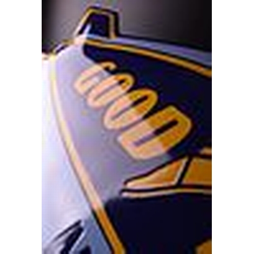 415 - Goodyear Blimp Airship Enamel Sign