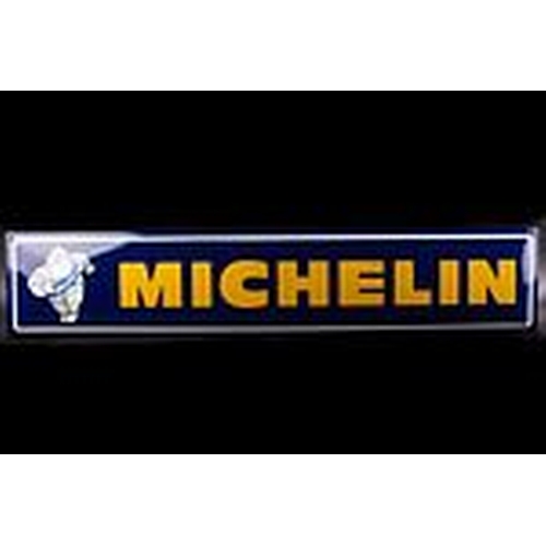 420 - Michelin Emblem Blue Enamel Sign