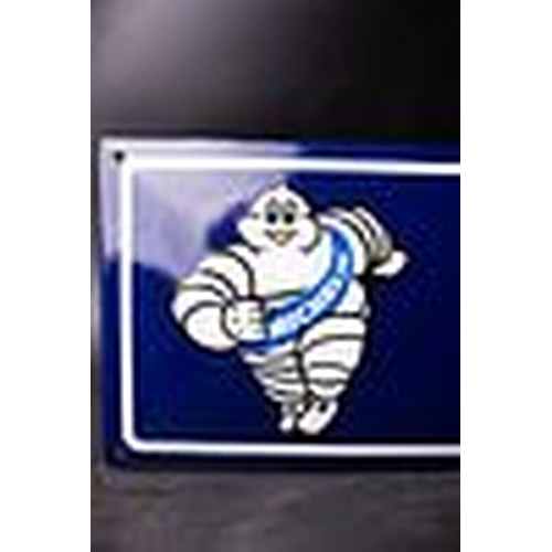 420 - Michelin Emblem Blue Enamel Sign