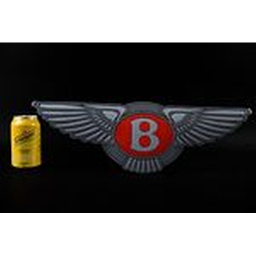 423 - Bentley Wings Enamel Sign